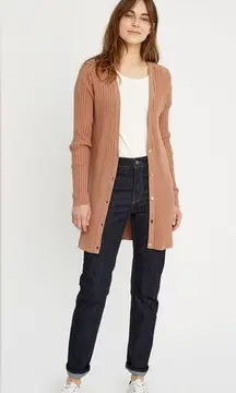 PEOPLE TREE Angie Cardigan in Coffee