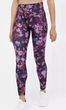 Athleta Multicolor Bloom Floral Salutation Stash‎ Pocket II Leggings Size XXS