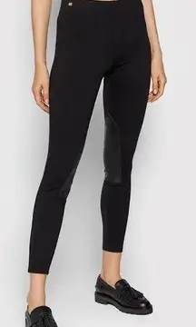 Lauren  Ponte Riding Black Leggings