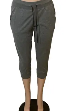Under Armour Capri Joggers Sporty Gray HeatGear Active Lounge Pant S
