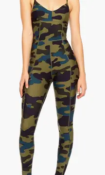 THE UPSIDE
Camouflage Jumpsuit In Army Camo