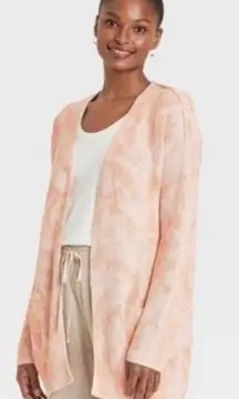 UNIVERSAL THREAD Tie Dye Open Front Knit Cardigan Sweater Cotton Size L