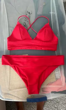 Red Bikini Set