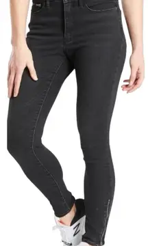 Athleta Jeans Womens Black Sculptek‎ Ultra Skinny Ankle Zip Size 4T Tall NWT