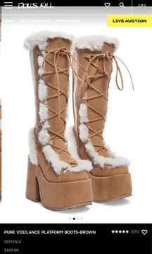 Dolls Kill Boots Platform