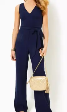 Lily PULITZER Jannah  JUMPSUIT, SIZE‎ 00 Navy Classic