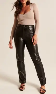 Abercrombie Leather Pants 
