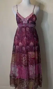 Silk MIDI Dress