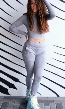 Celestial Bodiez NWT Power Joggers in 'Smoke Gray' Size Small