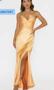 Blaise Asymmetric Neckline Maxi Dress