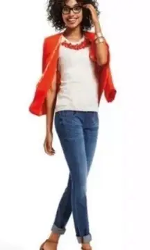 New CAbi Jane Grenadine Chiffon Crossover Jacket #216 Size 4