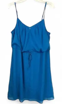 Old Navy V-Neck Waist Tie Flowing‎ Strapless Tank Chiffon Mini Dress
