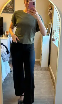 Army Green Knit Top