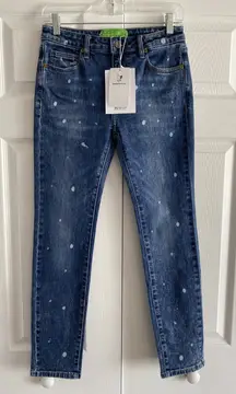 Free People X SR VS Sandrine Rose The Virgin Label Skinny Denim Jeans 26 Cig