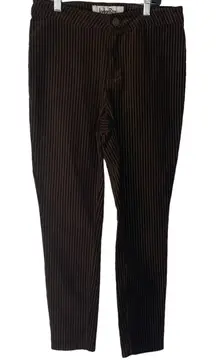 Indigo Rein‎ Juniors Size 9/28 Brown Pin Stripe Corduroy Pants
