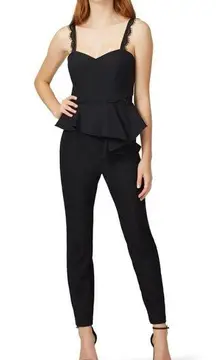 RTR sz 16 (1X) Parker Kimora Combo Jumpsuit lace trim slim fit sleeveless 1 pc