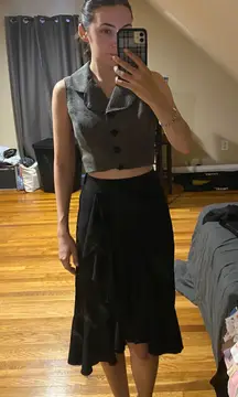 Black Midi Skirt