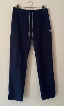FIGS Navy Blue Yola Straight Leg Scrub Pants Uniform Nurse Dr Women's size Small