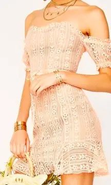 For Love And Lemons Dakota Lace Mini Dress 
