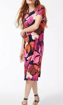 Chico's NWOT  Travelers Floral Midi Dress