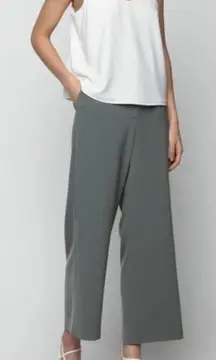 ✨Oak + Fort Wide Leg Cropped Sage Green Sz Medium Pants✨