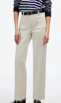 The Emmett Wide-Leg Full Length Jean Patch Pocket Edition Vintage Canvas 30 NWOT