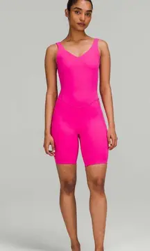 NWOT Lululemon Align Onesie 8" Sonic Pink jumpsuit