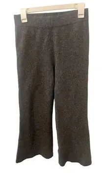 Massimo Dutti Gray‎ Wool Pull On Capri Trousers