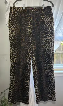 Edikted Cheetah Jeans