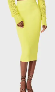 Herve Leger forever 21
bodycon Variegated Rib Midi Pencil Skirt  size L