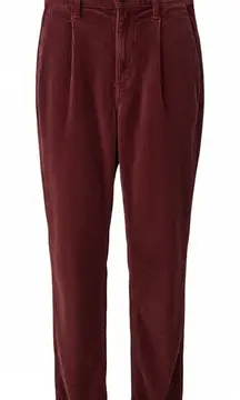 Joe’s Jeans Collection Corduroy Pants Oxblood Size 28 NWOT