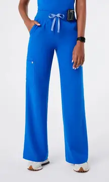 FIGS Isabel High-Waisted Wide-Leg Scrub Pants