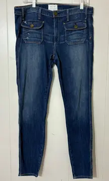McGuire Gainsbourg Slim Augusta Wash Jeans Size 32 – Button Pocket Detail