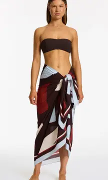 JETS Australia ZARLA LONG SARONG - RUBY NEW