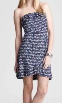 Lilly Pulitzer Lilly‎ Pulitzer Flor Navy Oh Buoy Strapless Dress