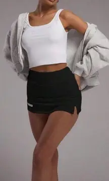 Musera Sport Summer Split Hem Bodycon Mini Sports Skort