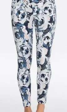 Spanx‎ Jeanish Ankle Leggings Skinny Jeans Floral Design Size Medium