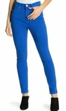 Current/Elliott Electric Blue The Skinny Mid Rise Corduroy Jeans 25