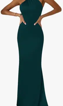 Green Maxi Formal Dress