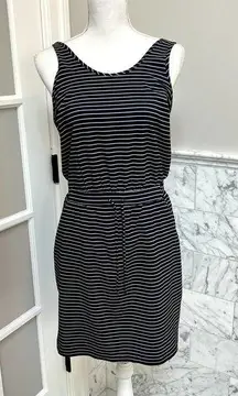 All in Motion Travel Summer Dress Stripe Small