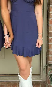 Blue Mini Dress