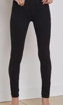 L'Agence  Marguerite Jean High Rise Skinny Jeans in Noir Black Womens 26 in New