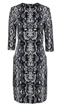 J. McLaughlin Catalyst Snake Print Dress