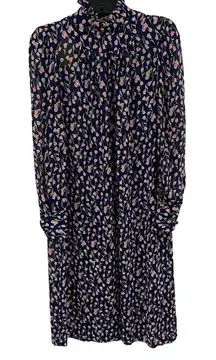 Vintage DVF Editions for Lord & Taylor Sheer Midi Mock Neck Dress