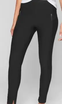 Athleta Stellar Tight Leggings Solid Black‎ Pants Athleisure Active Size 12