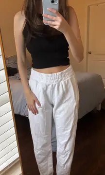 Aerie Offline White Jogger Sweatpants