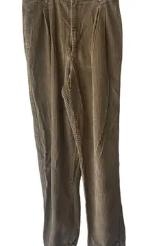 Eddie‎ Bauer Vintage 90s Women's Size 14 Tall Tan Light Brown Corduroy Pants