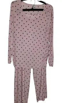 Alfani Intimates Pink and Black PJ Set Size XL