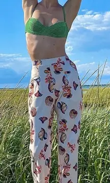 Wyllis Tallulah Willis seashell trousers Sz L