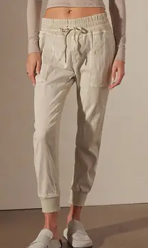 James Perse Women’s Mixed Media Jogger Pants